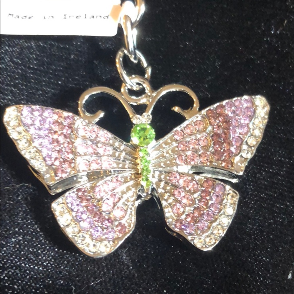Killarney Crystal Butterfly Keychain